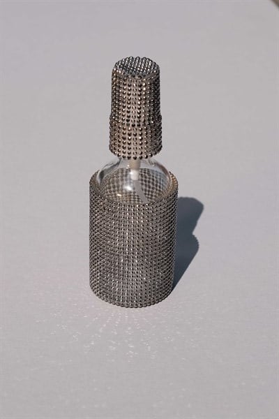 Füme Swarovski kolonya şişesi