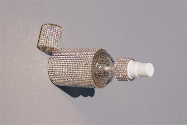 Yaldızlı Swarovski kolonya şişesi